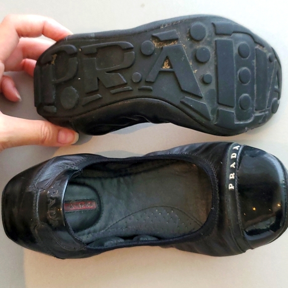 Prada Soft Leather Ballet Flats - Picture 3 of 3